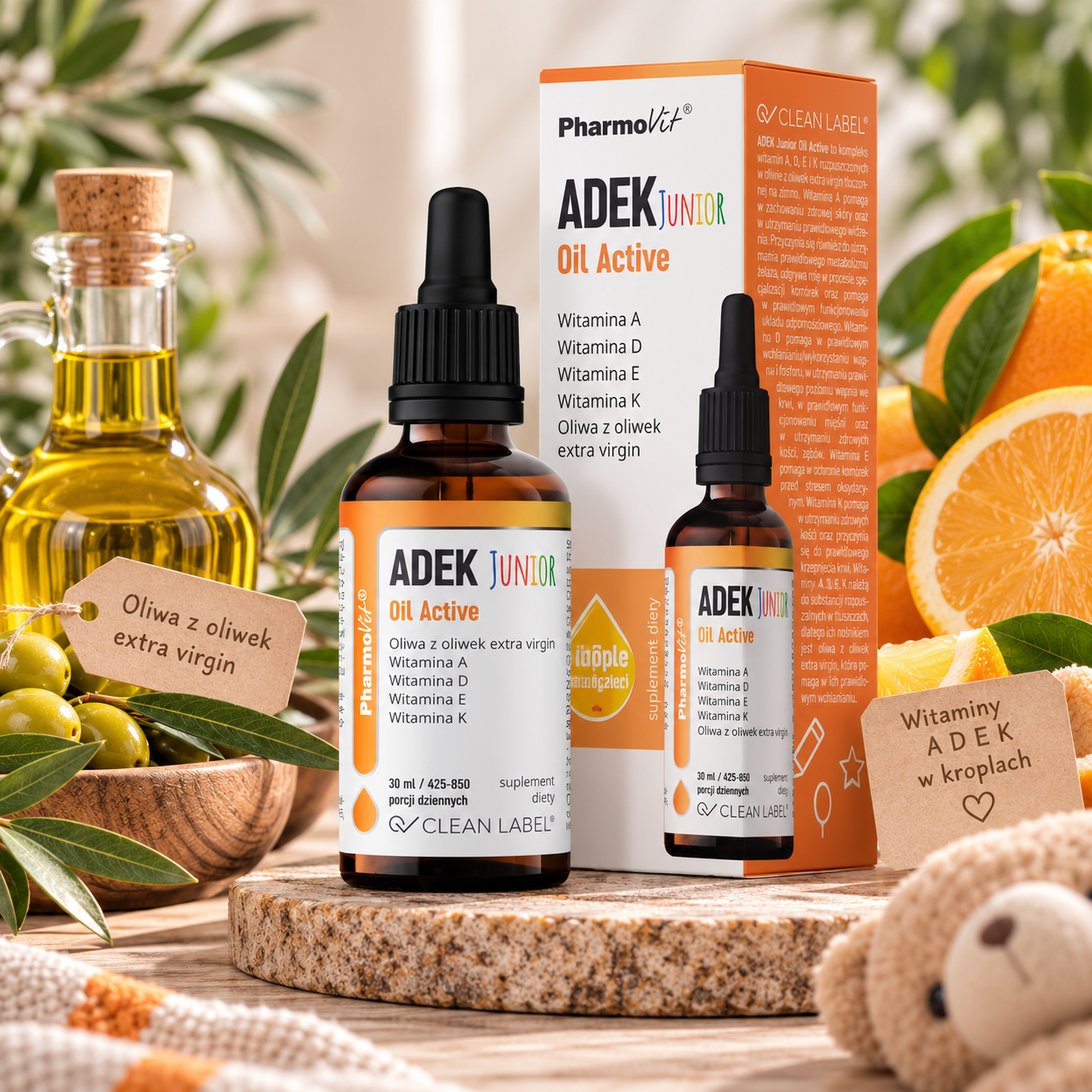 ADEK Junior Oil Active 30 ml  PHARMOVIT