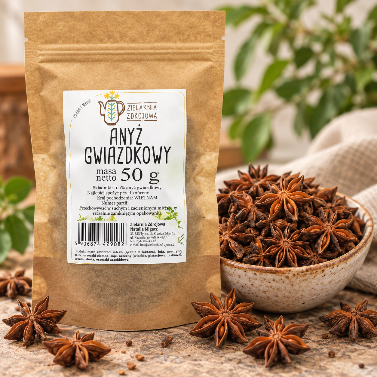 Anyż gwiazdkowy kwiat 50g