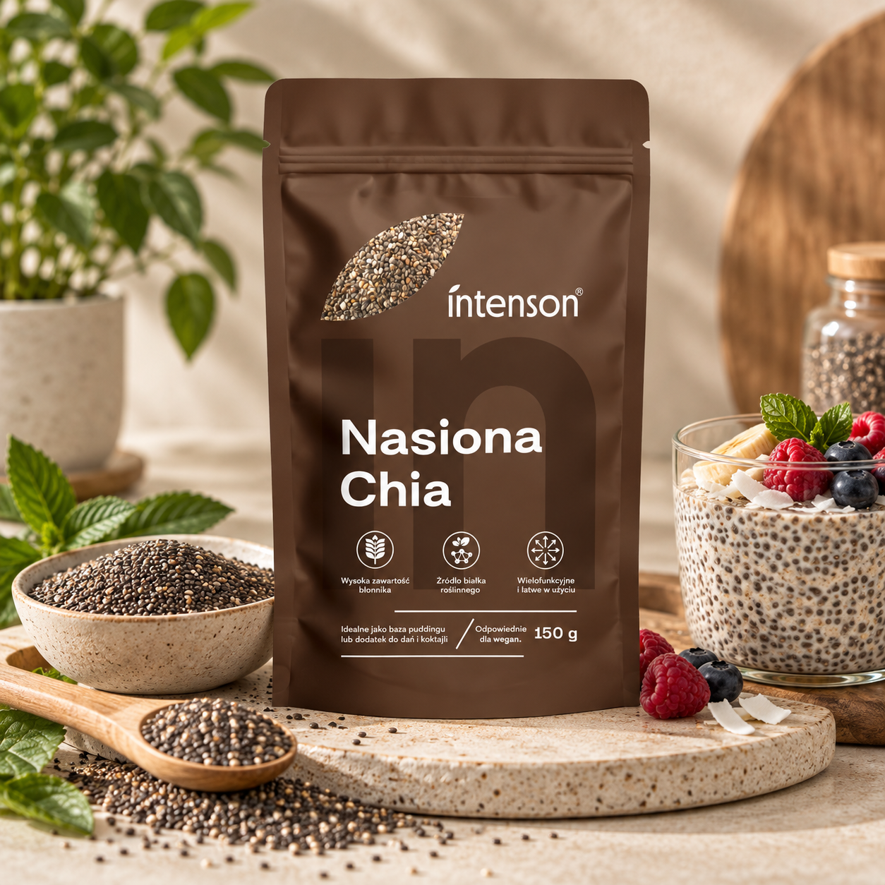 Nasiona Chia Szałwia Hiszpańska 150 g INTENSON