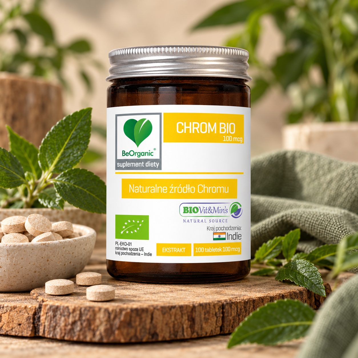Chrom BIO 100 mcg 100 tabletek