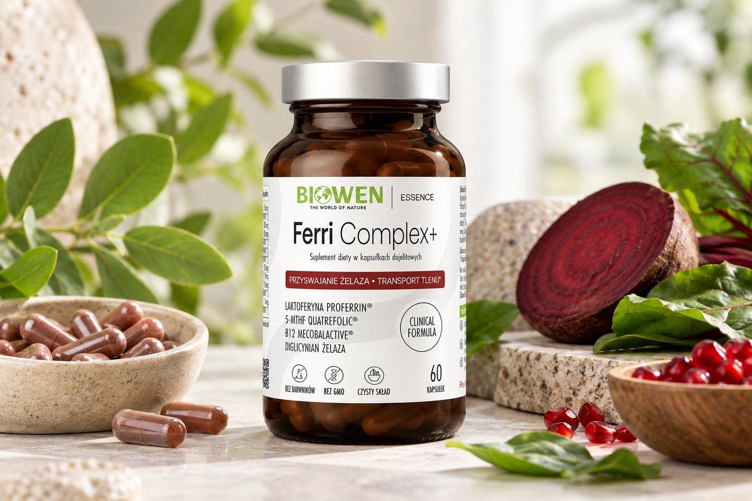 Ferri Complex+ 60 kaps BIOWEN