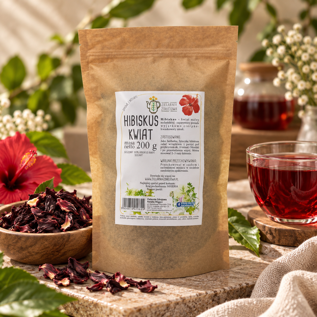 Hibiskus Kwiat 200g