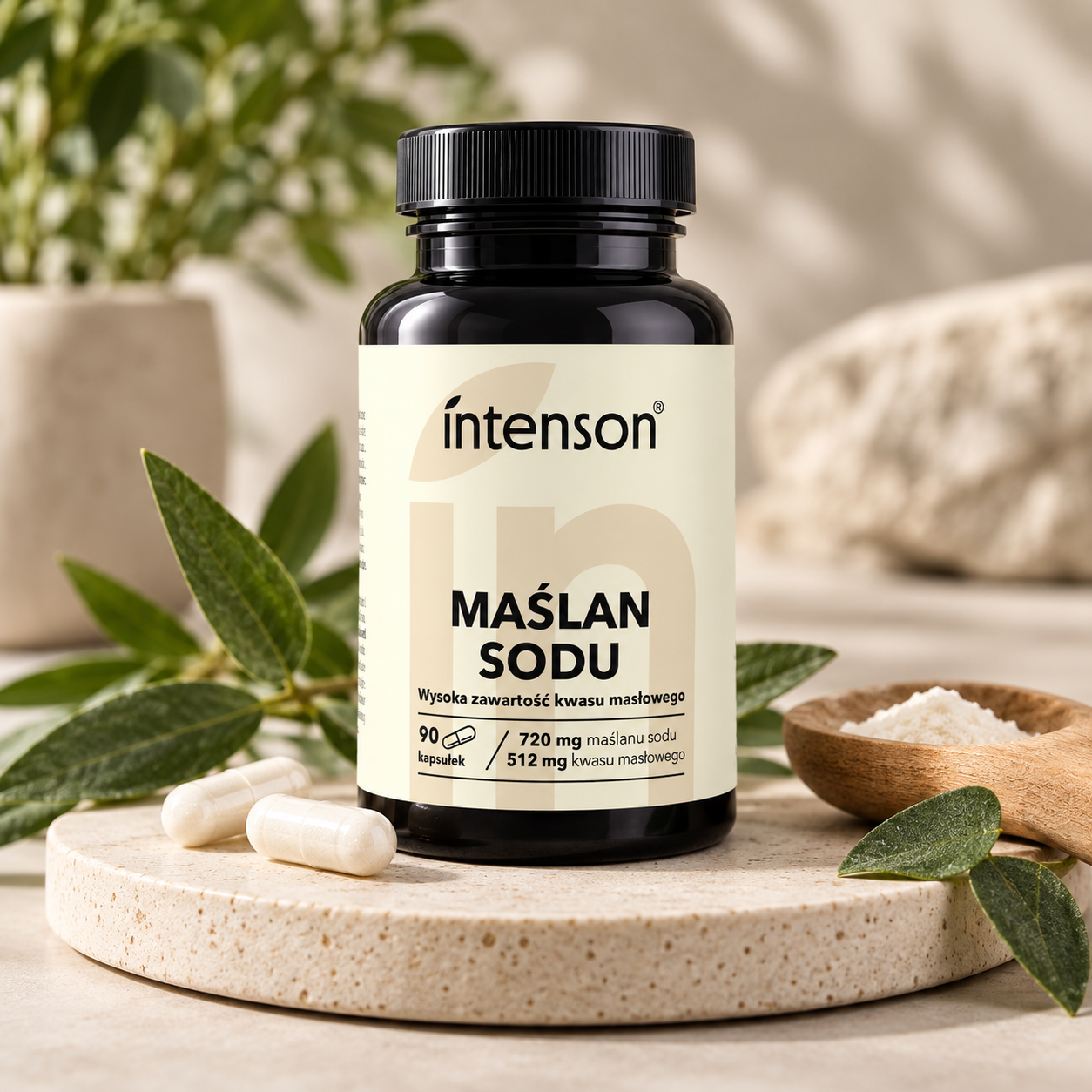 Maślan sodu 720 mg INTENSON 90 kapsułek