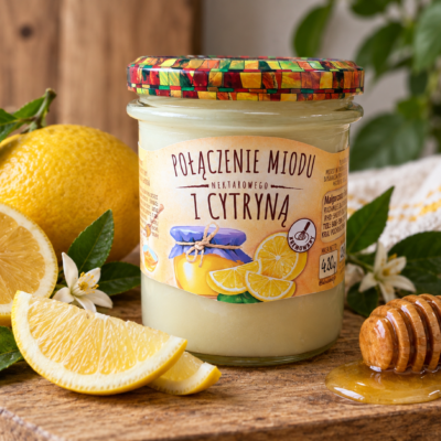 Miód nektarowy z cytryną liofilizowaną