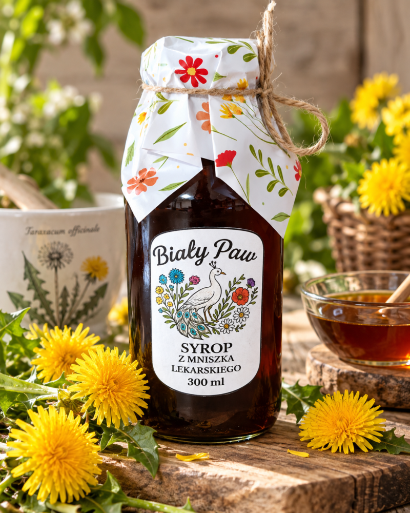 Syrop z kwiatów mniszka lekarskiego 300 ml