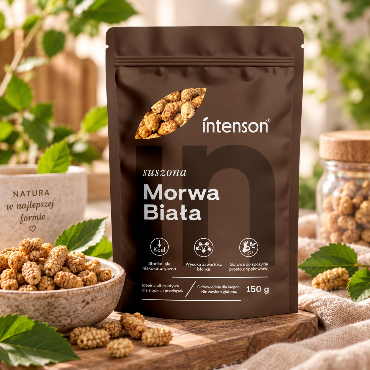 Morwa biała suszona 150 g INTENSON