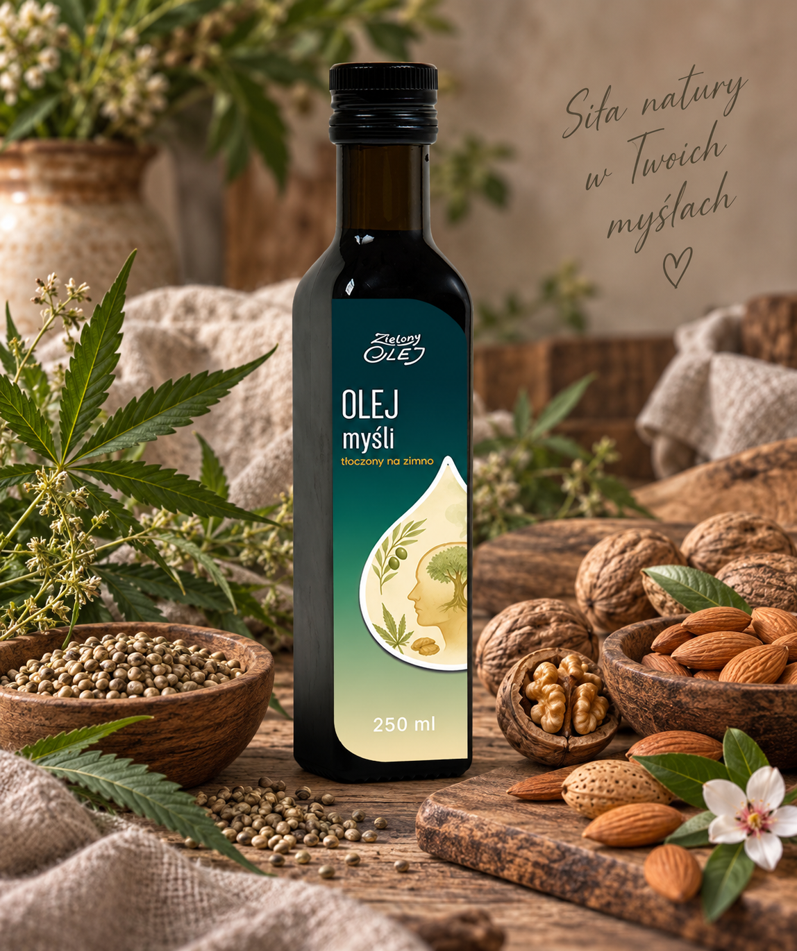 Olej Myśli tłoczony na zimno 250 ml