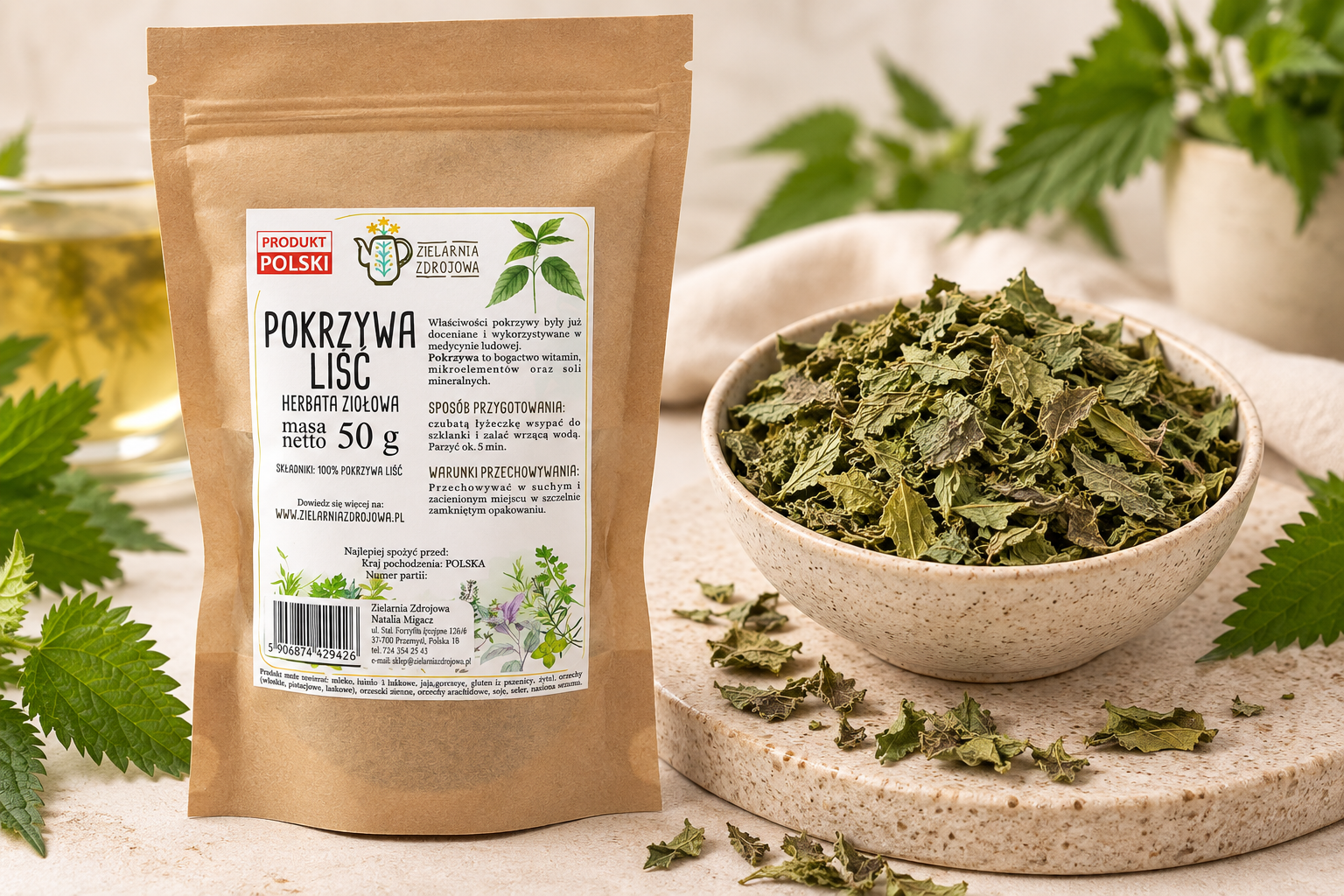 Pokrzywa Liść 50 g