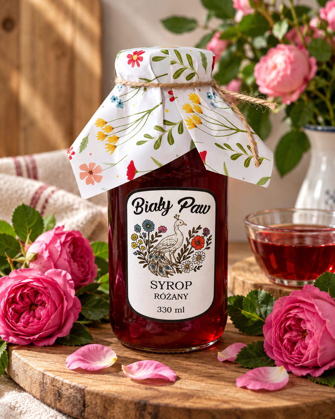 Syrop z płatków róży 330 ml