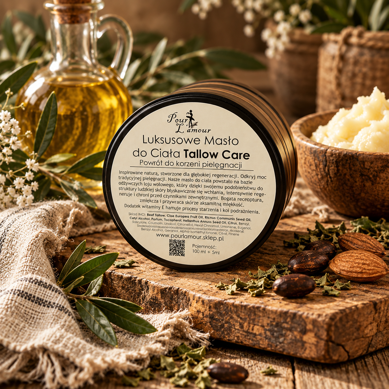 Luksusowe Masło do Ciała Tallow Care 100 ml