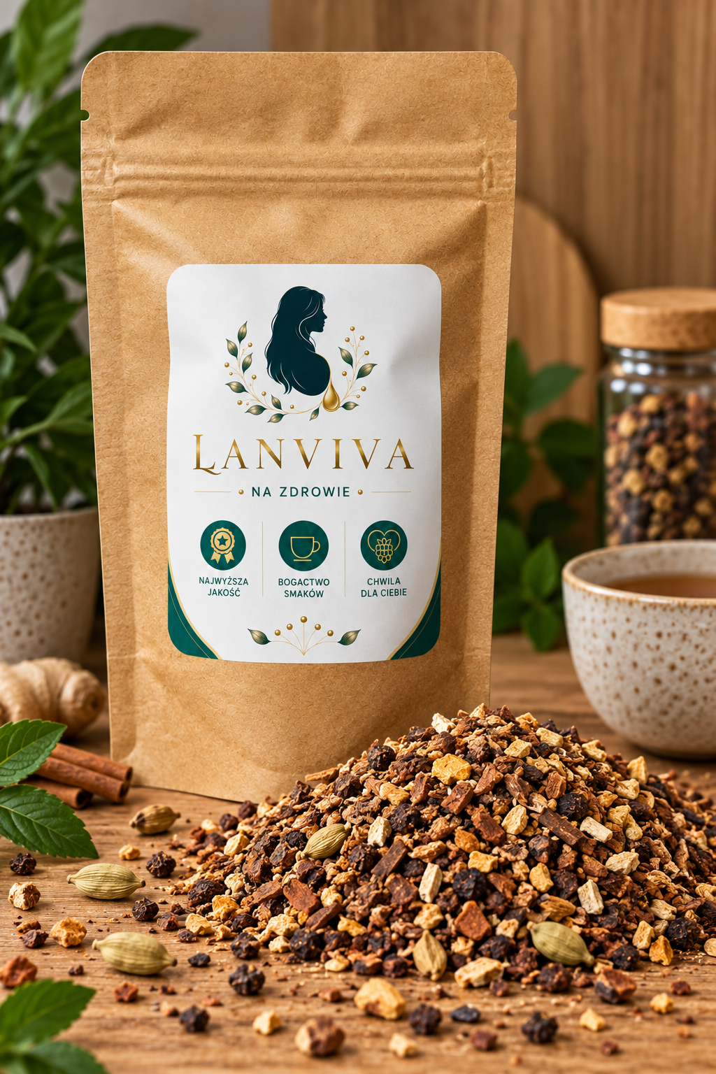 Lanviva Na Zdrowie Yoga Tea Funkcjonalna Herbatka Owocowa 50g