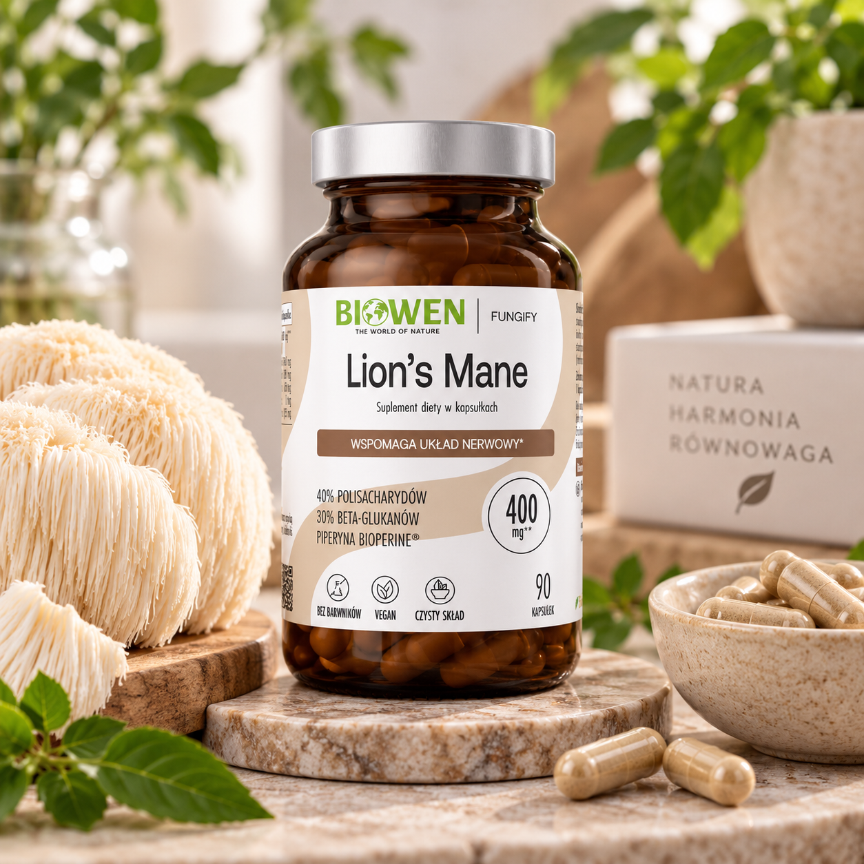 Lion s Mane 90 kapsułek BIOWEN