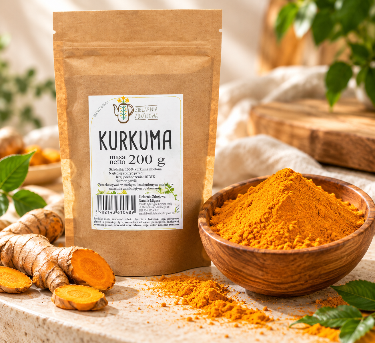 Kurkuma mielona 200 g