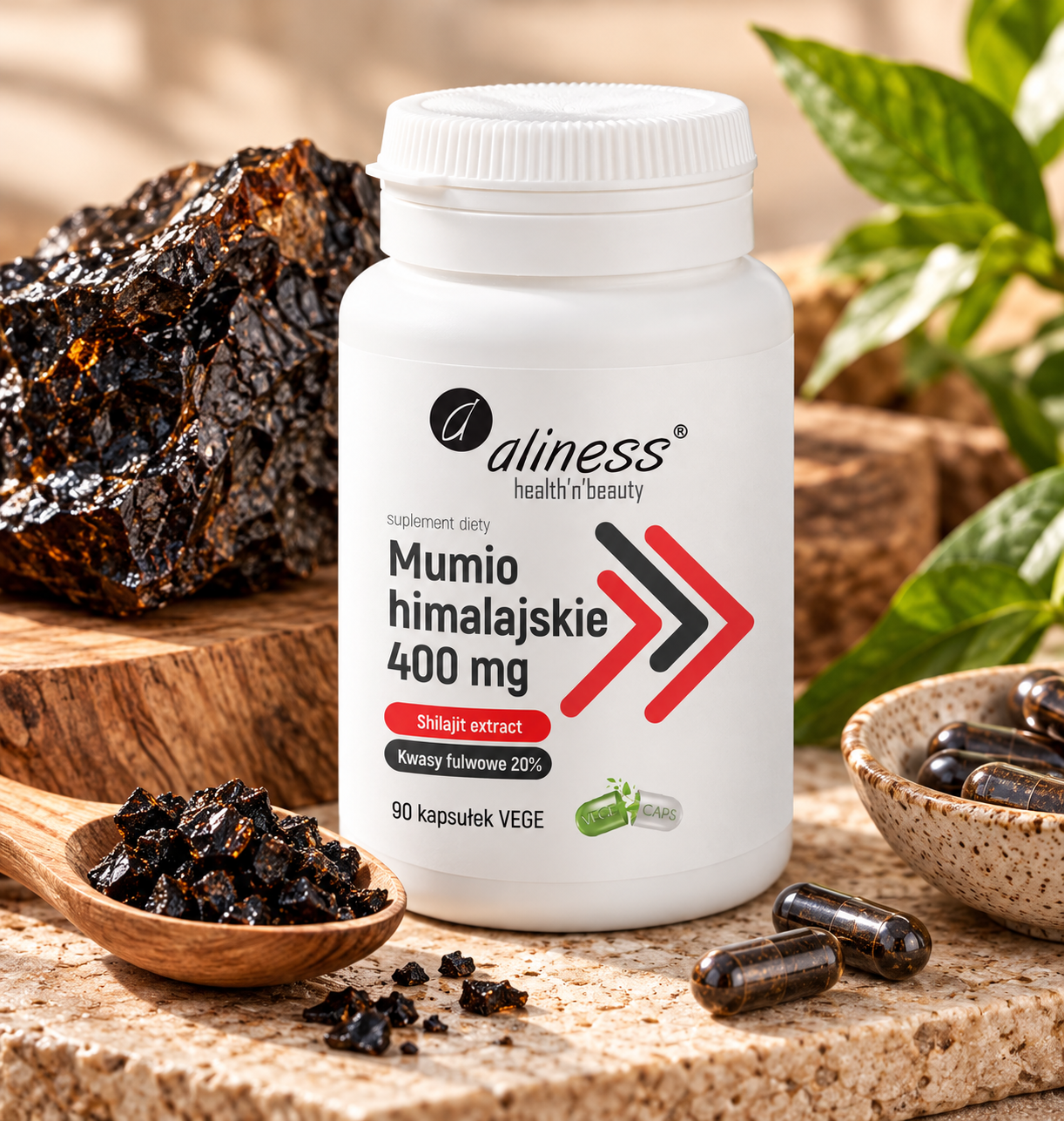 Mumio himalajskie (Shilajit extract) 90 kapsułek