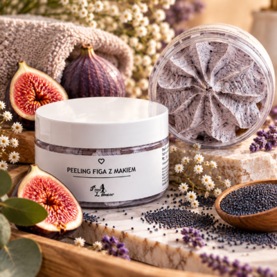 Peeling Figa z Makiem mydło kremowane 100 ml