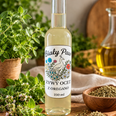 Żywy ocet z oregano 5%