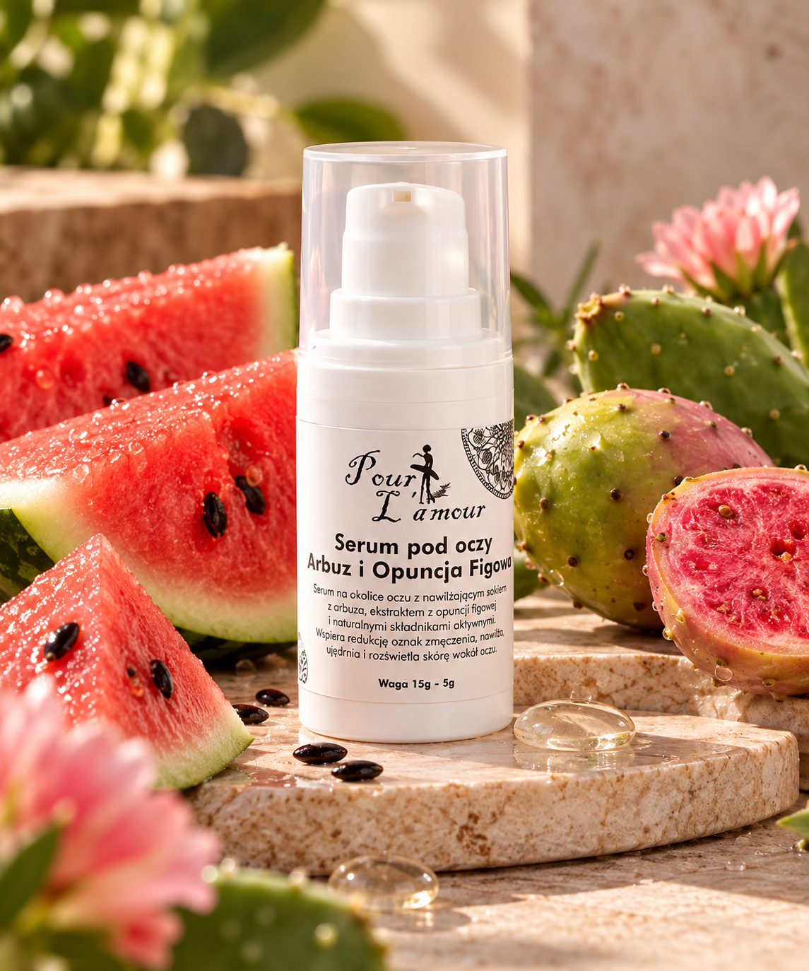 Serum pod oczy Arbuz i Opuncja Figowa 15 ml